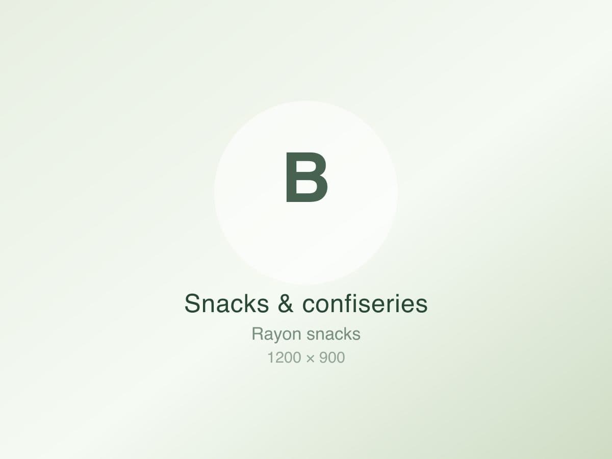 Rayon snacks et confiseries